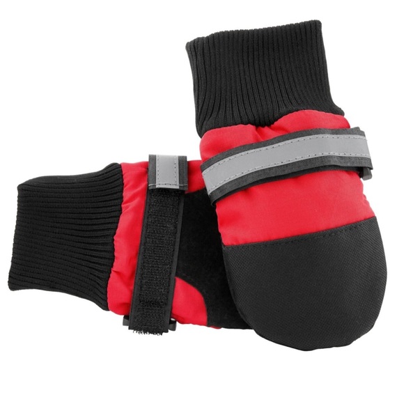 🐾 set 4 Dog Boots socks all weather snow mud 5 Frisco NWT NIP pack paws furbaby - Picture 6 of 7